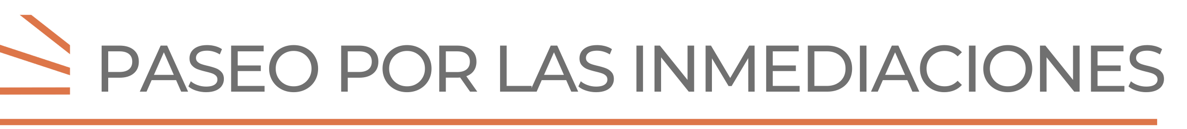 paseo por las inmediaciones